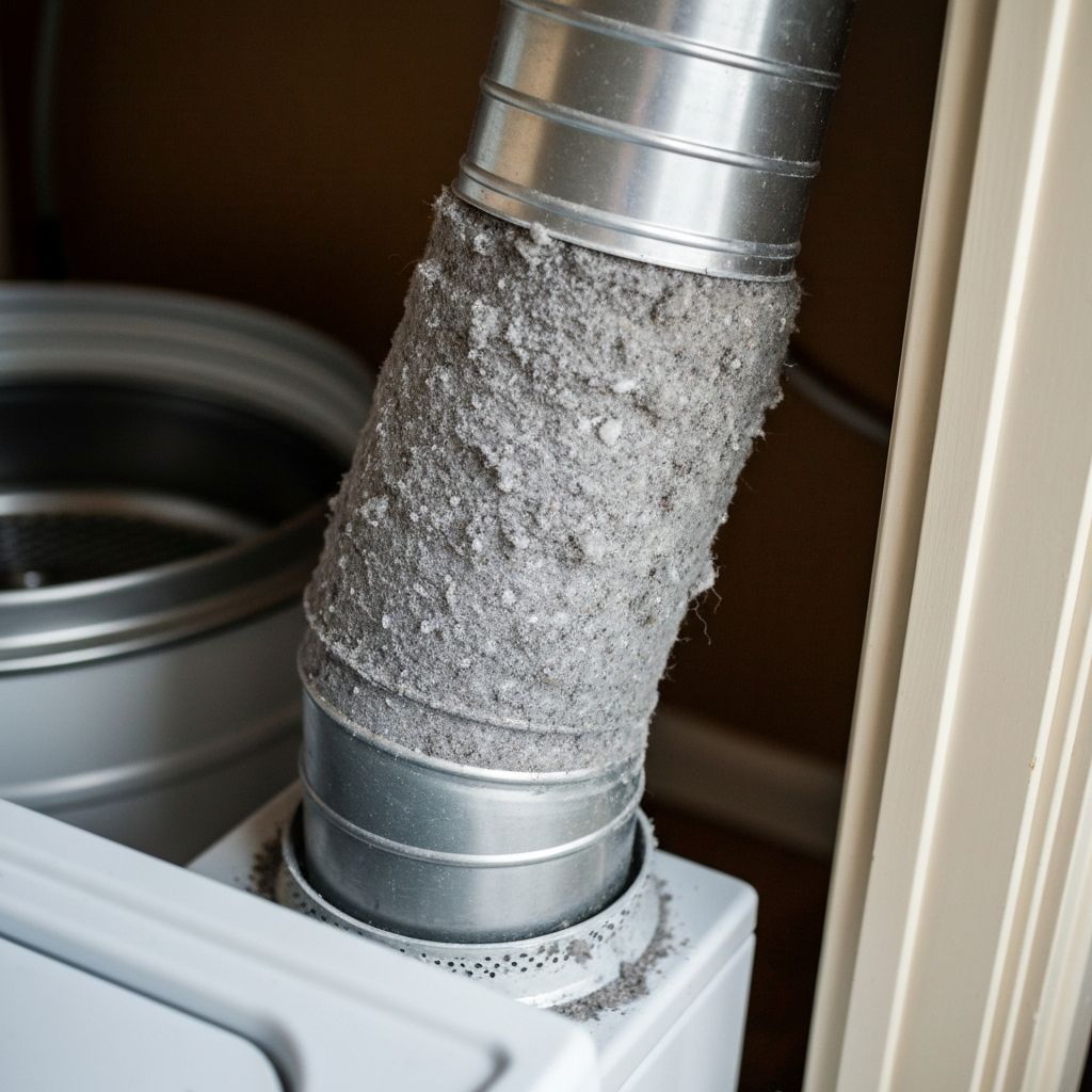 Before cleaning - clogged vent